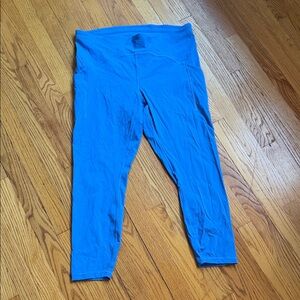 Lululemon Blue Leggings w/pockets size 14 nwot